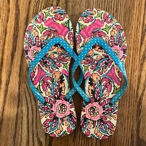 Vera Bradley flip flops